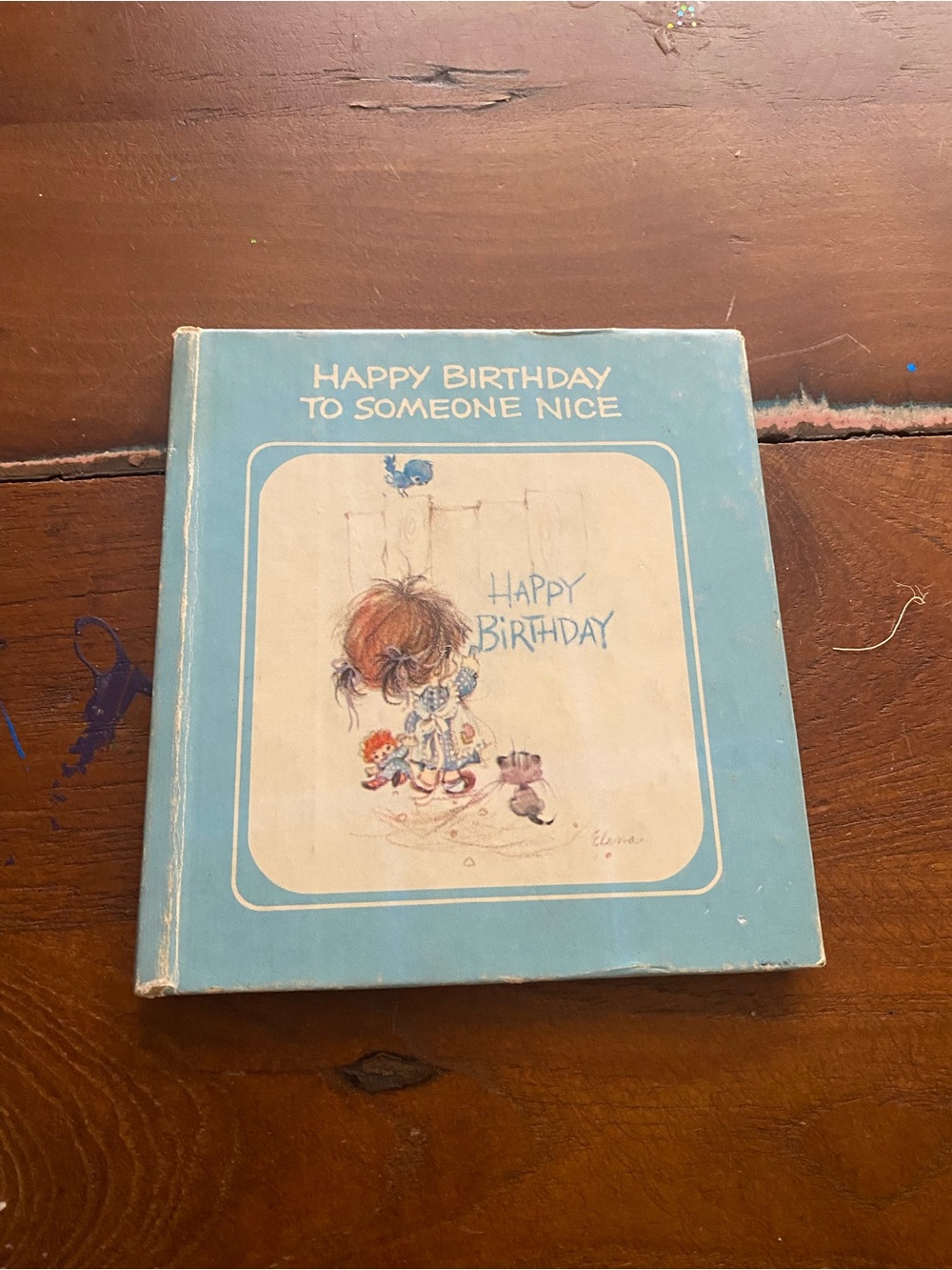 Happy Birthday to Someone Nice – Blue Hardcover Birthday Book
